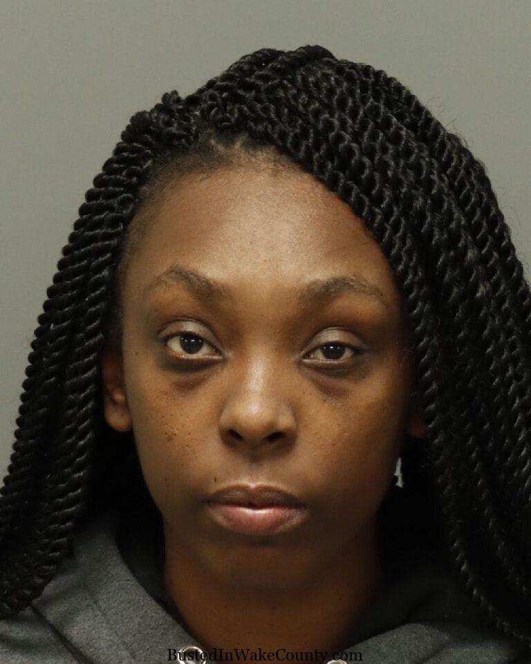 Brianna Townes Mugshot 02-04-2025 Wake County, NC