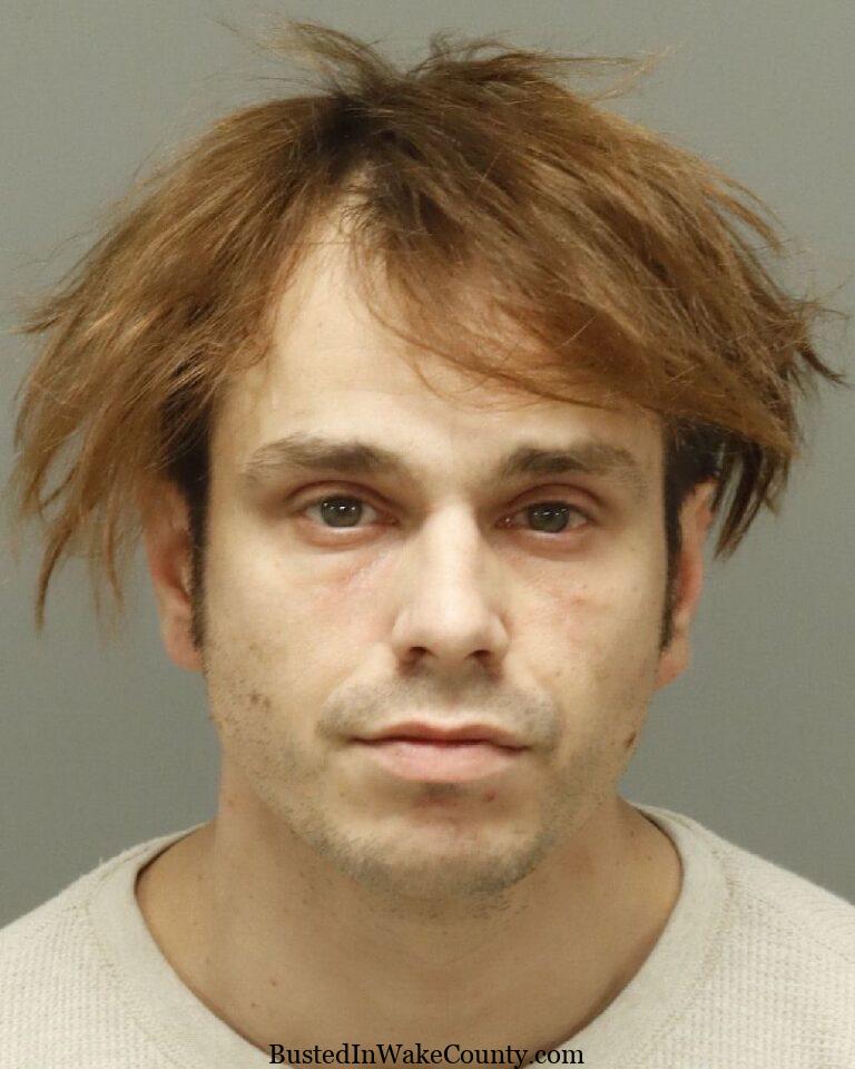 Zachary Kablack Mugshot 02-05-2025 Wake County, NC